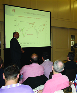 Luis Fco, Ruiz director de análisis de Ei en la Jornada de Trading en Valencia
