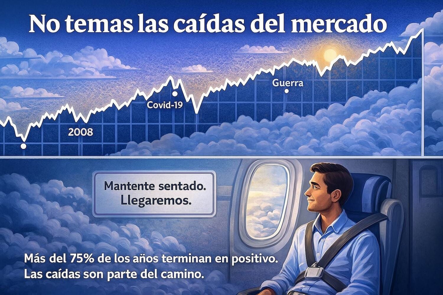 ¿Por qué no deberías temer a las caídas del mercado?