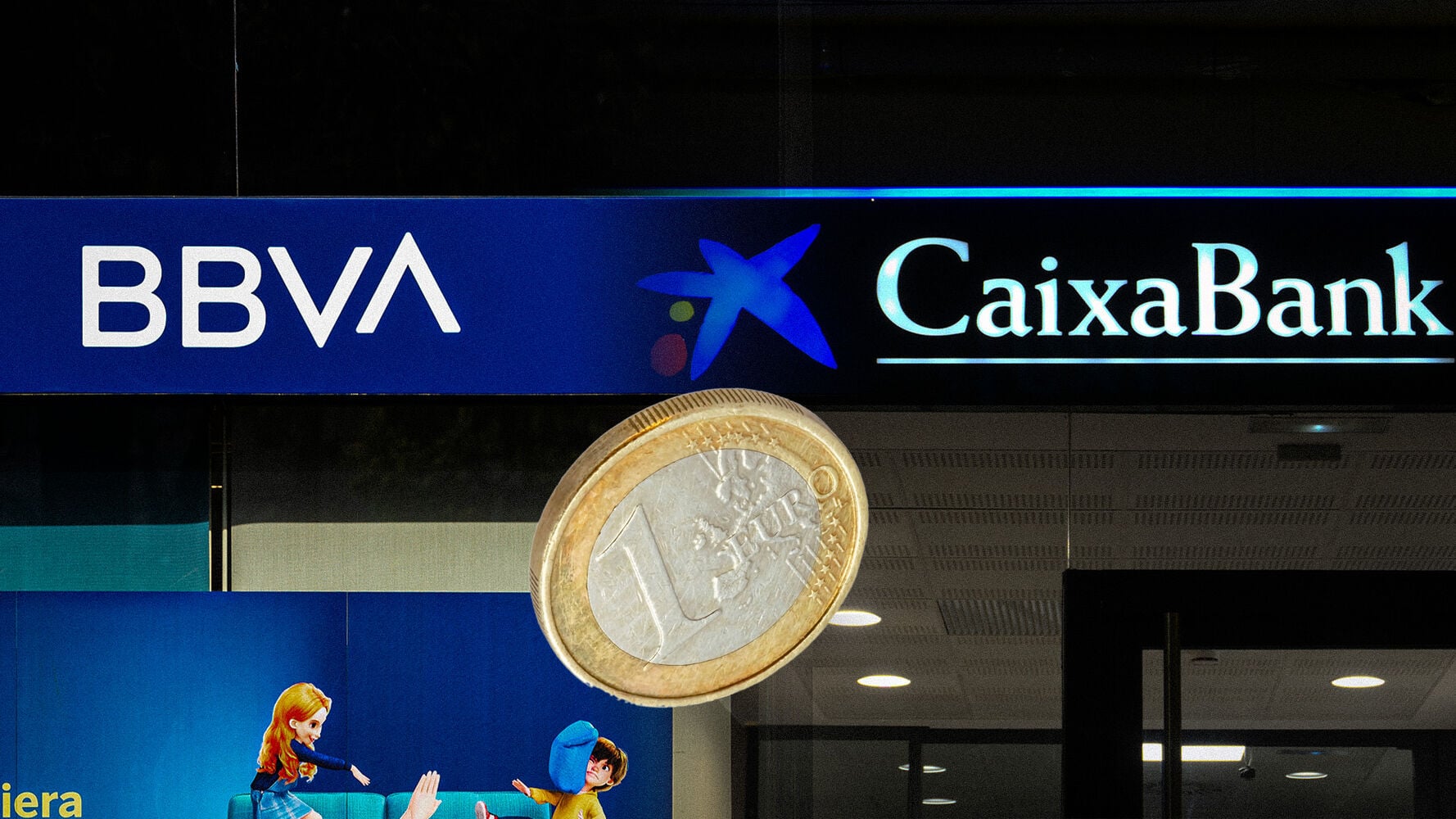BBVA y Caixabank: la cara y la cruz de la banca