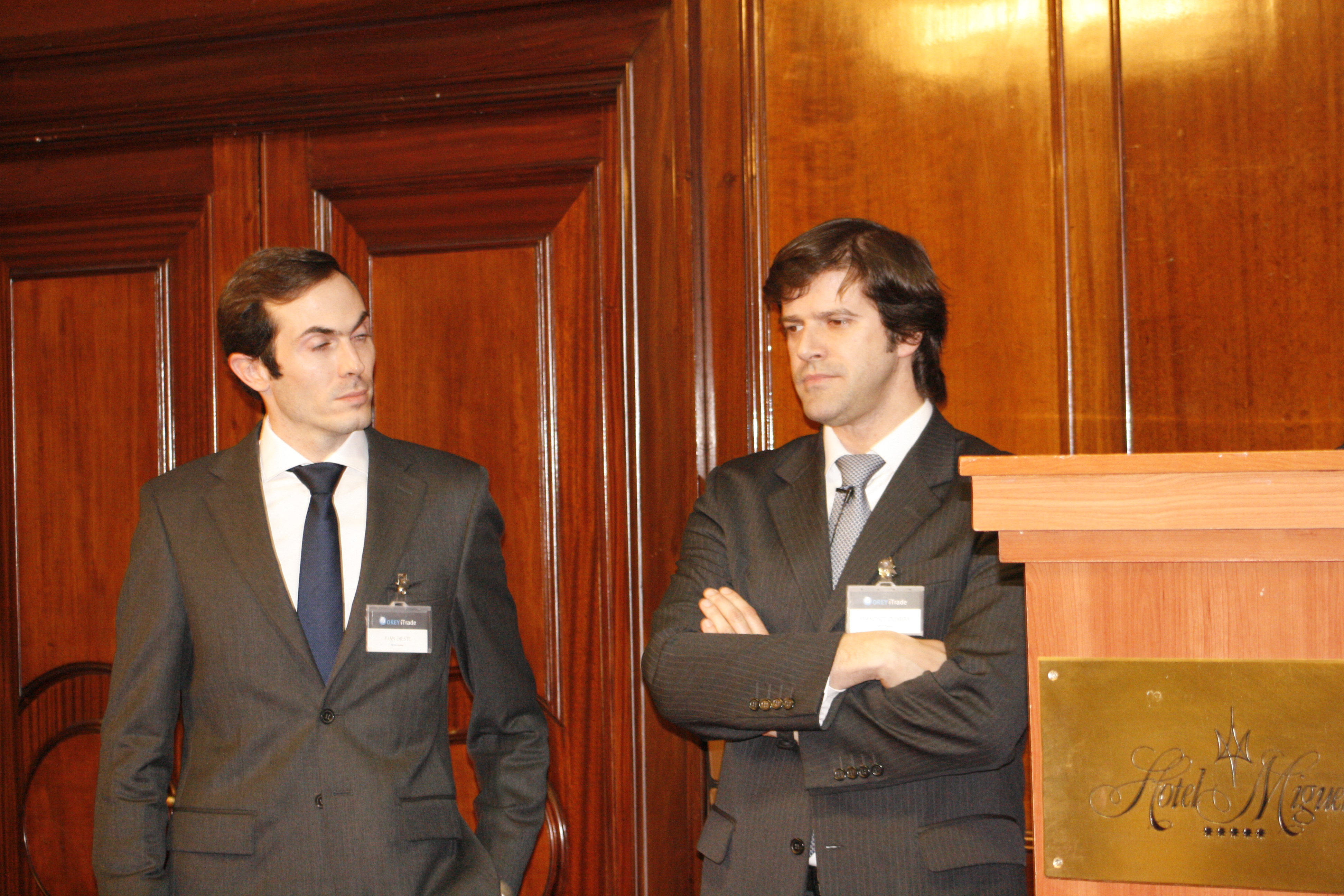 Francisco Oliveira (izquierda) y Juan Dieste (derecha)
