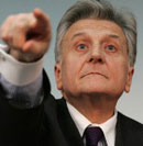 Trichet: "el crecimiento de la eurozona será irregular y descarta la quiebra de Grecia"