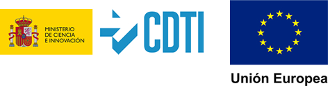 Logo Cdti y EU