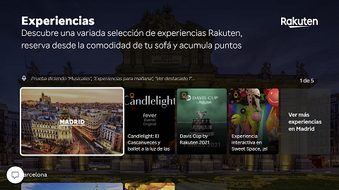 Rakuten y Telefónica lanzan una app para consultar eventos y comprar entradas directamente desde Movistar+