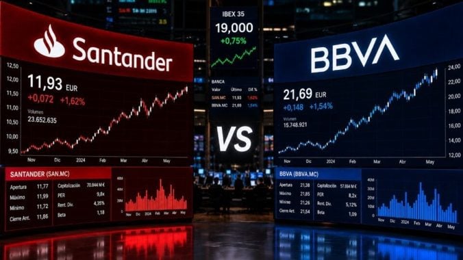¿Quién tiene más potencial en el Ibex 35: Santander o BBVA?