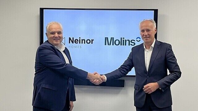 Neinor Homes y Molins firman un acuerdo de colaboración para avanzar en la descarbonización del sector residencial