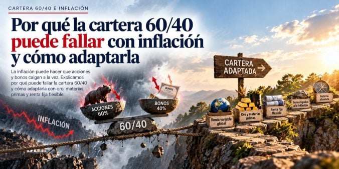 Por qué la cartera 60/40 puede fallar con inflación y cómo adaptarla