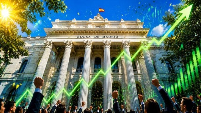El Ibex 35 muestra su mejor versión de octubre con tres sesiones al alza. Avances para Solaria y Sabadell