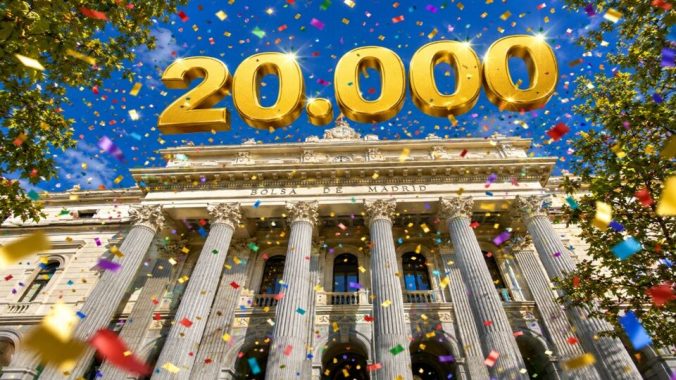 El Ibex 35 supera por primera vez en su historia los 20.000 puntos con la reapertura de Ormuz