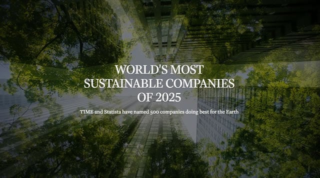 Telefónica reconocida como segunda empresa más sostenible del mundo por la revista 'TIME'