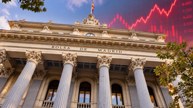 El Ibex 35 vuelve a niveles de finales de julio ante el impacto del control de la IA y el petróleo