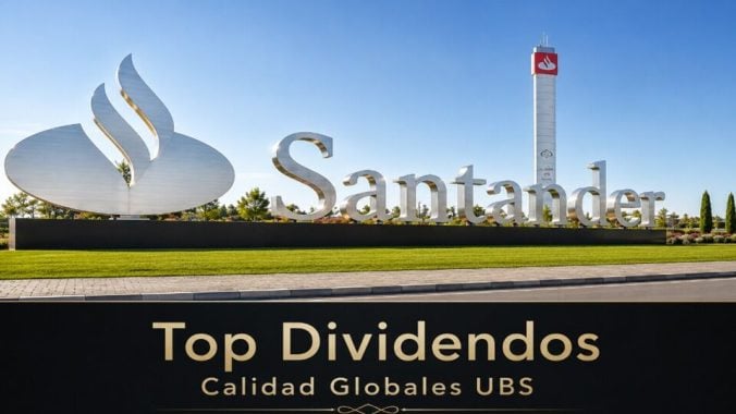 Santander: entre los dividendos globales de mayor calidad financiera según UBS