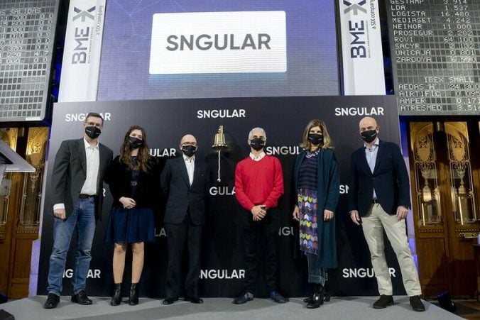 BME Growth da la bienvenida a Sngular tras el toque de campana