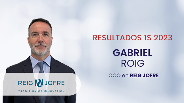 Reig Jofre: "Estamos muy satisfechos con las cifras alcanzadas en ventas, en EBITDA y en beneficio neto, que asciende a 5,7 millones"