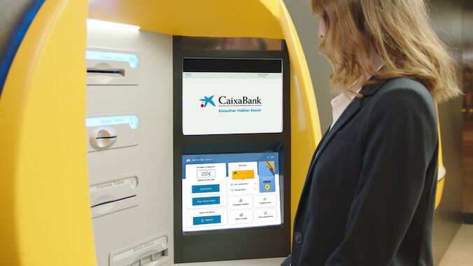 CaixaBank: nueva plataforma en sus cajeros para ofrecer la misma experiencia de uso de la banca digital que en móvil y web