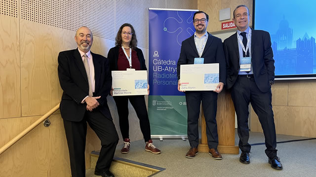 La Cátedra UB-Atrys entrega los premios a las tres mejores investigaciones en radioterapia personalizada