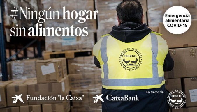 Fundación ”la Caixa” dona un millón de euros más a la campaña “Ningún hogar sin alimentos”
