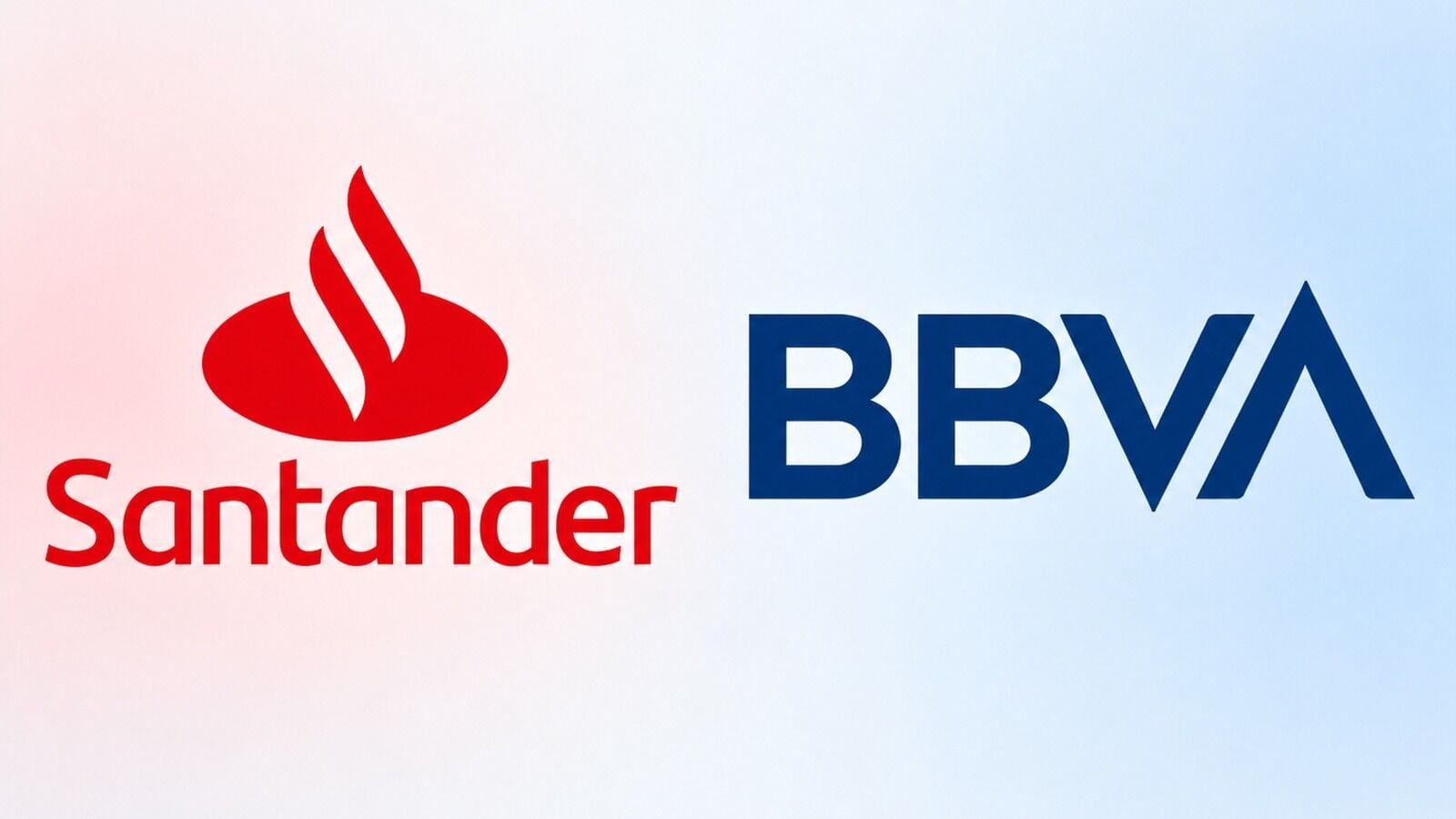 Logos de Banco Santander y BBVA Logos de Banco Santander y BBVA