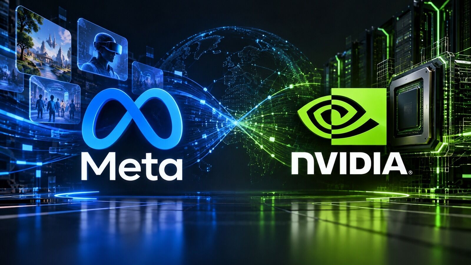 Meta y NVIDIA 1600 Colaboración entre NVIDIA y Meta