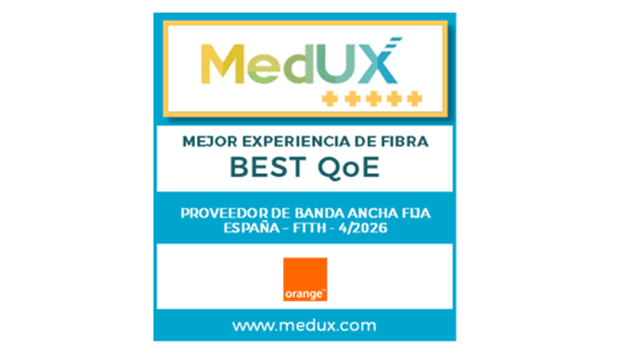 Orange repite como el operador con la mejor experiencia de fibra en España según el último ranking MedUX 2026
