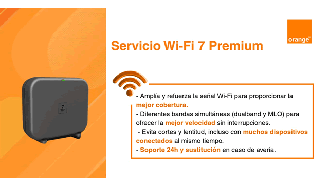 Servicio Wi-Fi 7 Premium