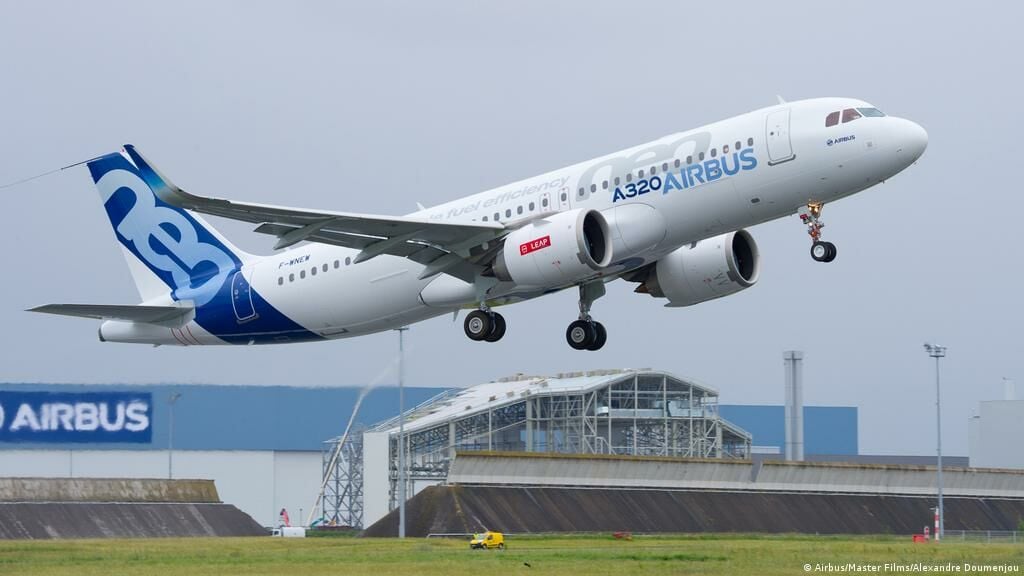 Airbus entregó 30 aviones comerciales en enero, nueve más que en el mismo mes de 2021