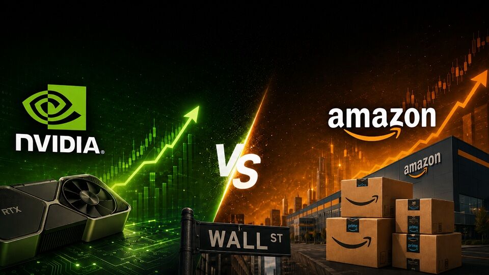 NVIDIA Vs Amazon: ¿Cuál de los dos magníficos de Wall Street tiene más potencial en Bolsa? NVIDIA Vs Amazon: ¿Cuál de los dos magníficos de Wall Street tiene más potencial en Bolsa?