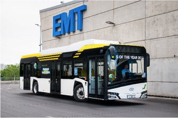 CAF logra un contrato del Ayuntamiento de Madrid para suministrar 250 autobuses de gas