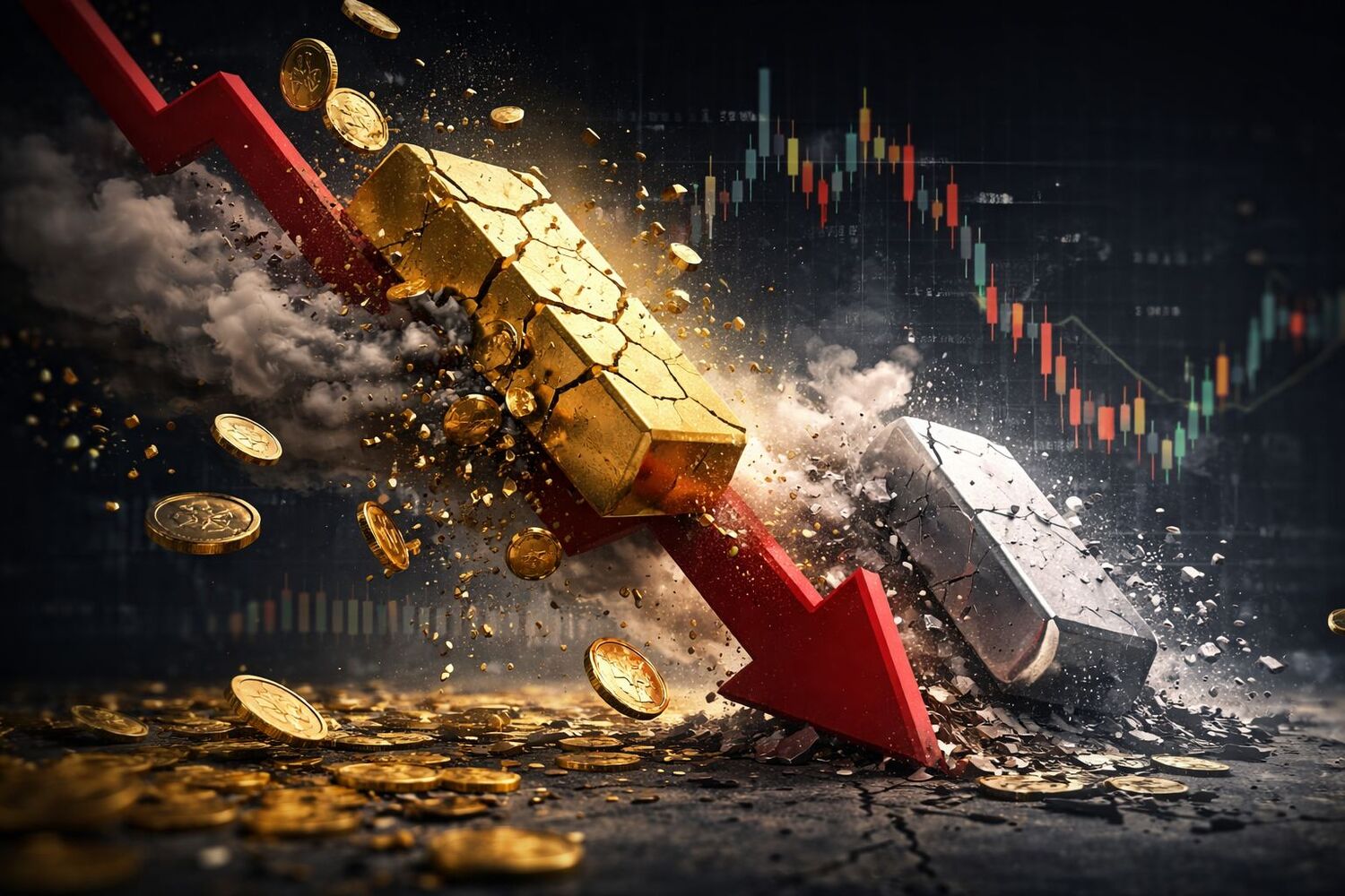 La explicación de por qué se hundieron momentáneamente el oro y la plata