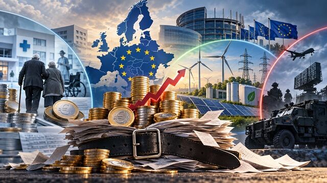 Europa afronta una factura creciente: envejecimiento, transición energética y defensa presionan las cuentas públicas