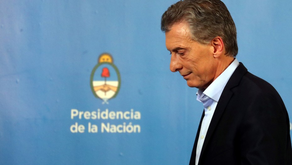 El presidente de Argentina, Mauricio Macri, anuncia nuevas medidas económicas