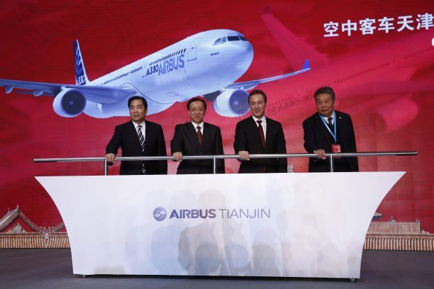 Pedidos de Airbus procedentes de China