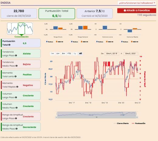 An&aacute;lisis premium Endesa