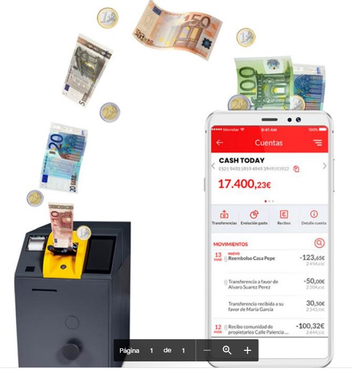 Santander y Prosegur Cash lanzan Cash Today, el primer servicio digital de custodia y gesti&oacute;n de efectivo para los negocios