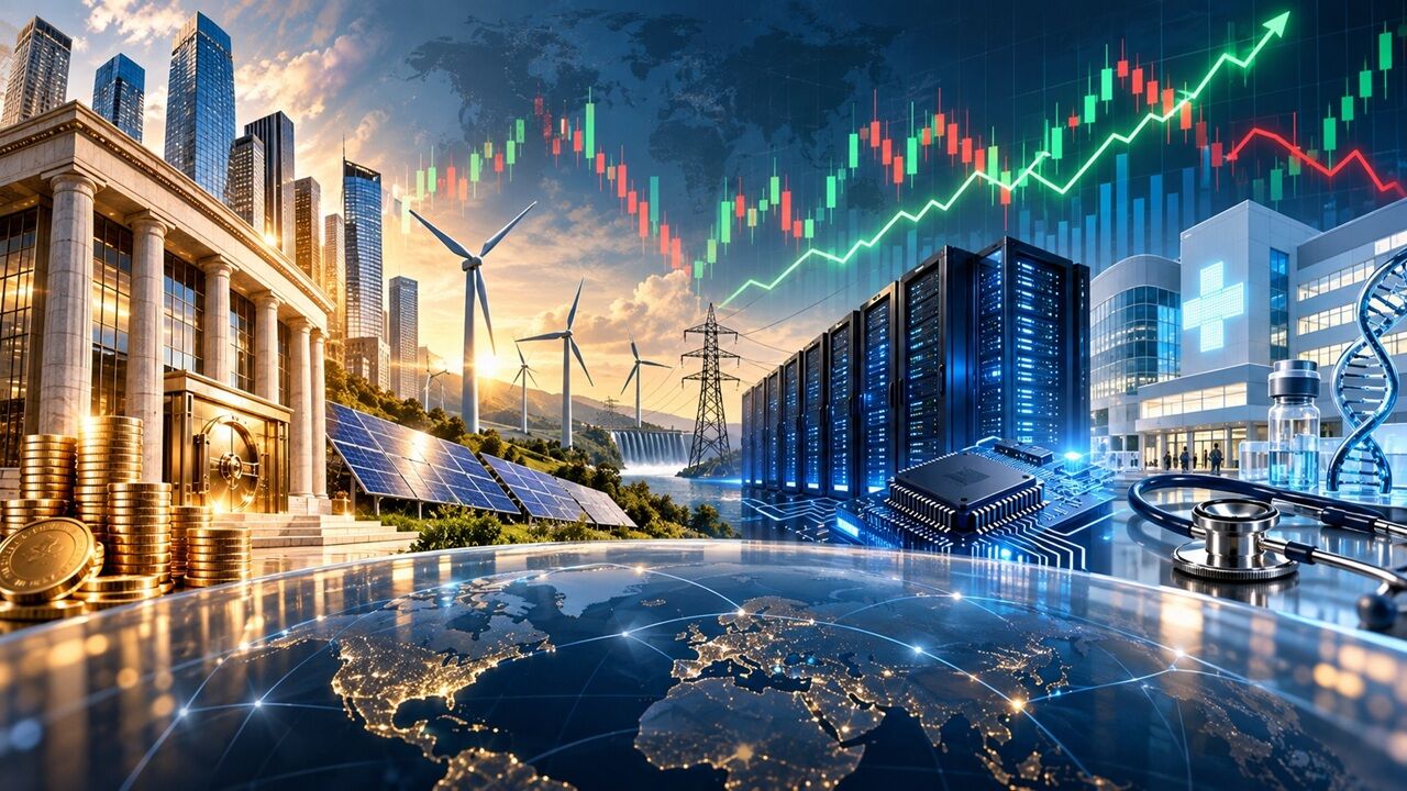 Banca, energía, tecnología y salud. Así van en bolsa los grandes líderes Banca, energía, tecnología y salud. Así van en bolsa los grandes líderes