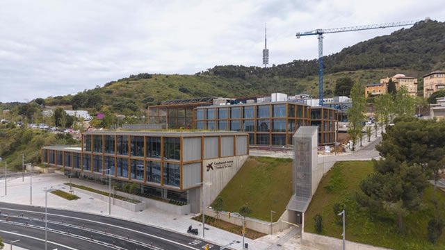 El CaixaResearch Institute, a vista de dron.&nbsp;&copy; Fundacio&Igrave;n &rdquo;la Caixa&rdquo;