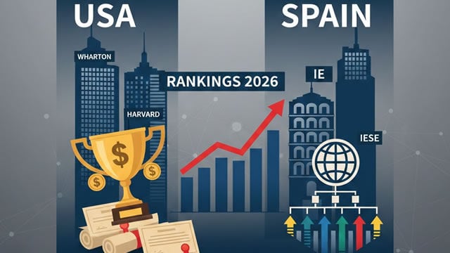 Guerra de Rankings MBA 2026: El pulso por el trono de las escuelas de negocio entre EE. UU. y España