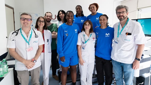 El primer equipo femenino de Movistar Estudiantes completa con &eacute;xito sus reconocimientos m&eacute;dicos en la Fundaci&oacute;n Jim&eacute;nez D&iacute;az