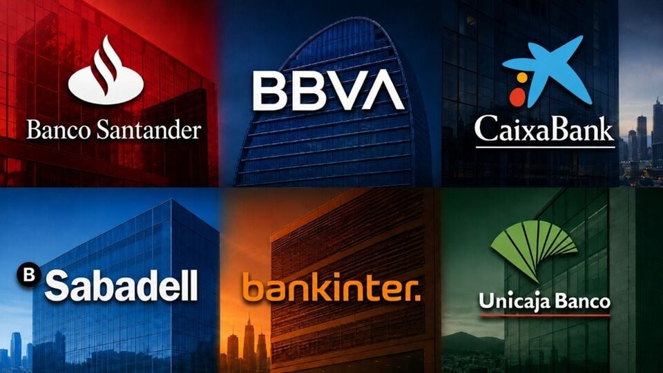 Radiografía de los bancos del Ibex 35 en bolsa