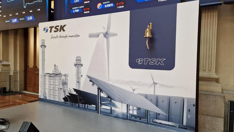 TSK debuta en Bolsa Mercado Continuo TSK debuta en Bolsa con subidas de un 4,5%