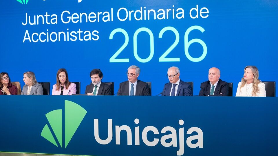 Unicaja aprueba el nombramiento de dos consejeras y un dividendo complementario de 0,107 euros
