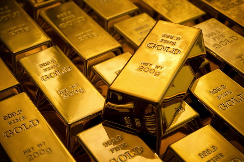 El precio del oro cae por primera vez desde 2015