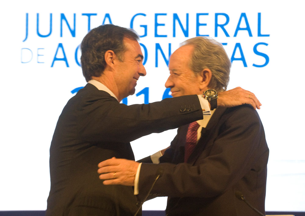 Juan Villar de Fuentes, presidente de OHL, y Juan Miguel Villar-Mir, máximo accionista del grupo.